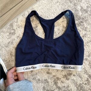 Calvin Klein Women's Navy Sports Bra